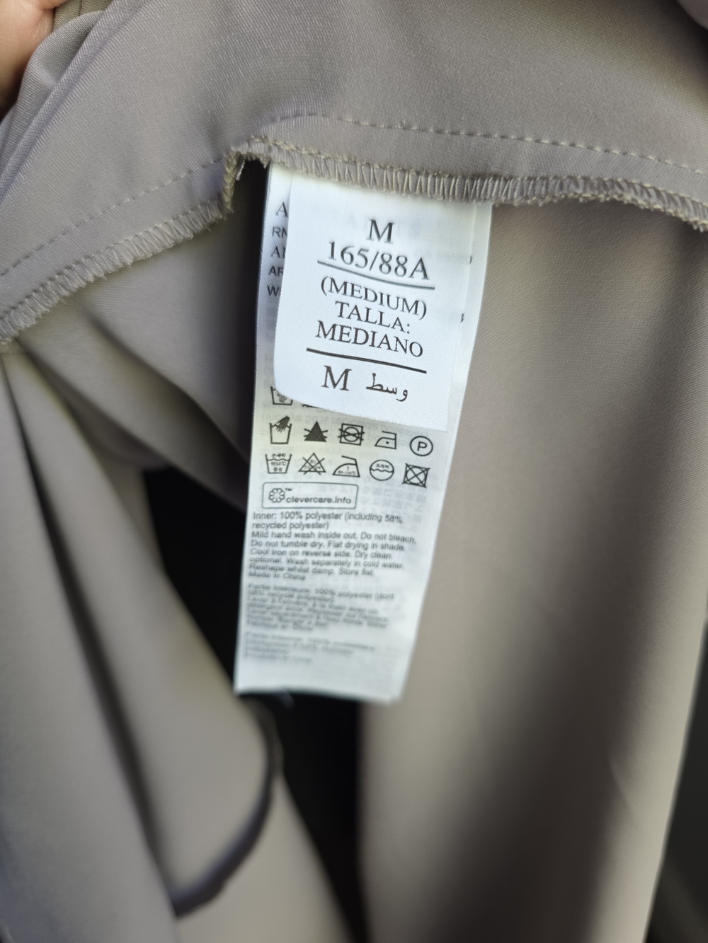 ALLSAINTS Arta V-Neck Asymmetric Hem Satin Midi Dress - Size Medium - Picture 5 of 8